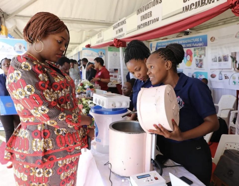 EMoS Student at Innovation Week Dodoma